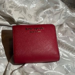 red kate spade wallet